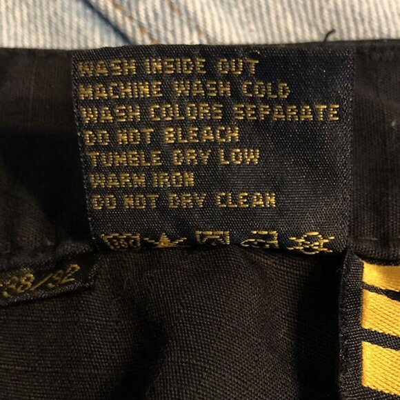 Propper Mens Tactical Cargo Pants 38/32 Black Ripstop Elastic Waist Combat - Picture 5 of 9